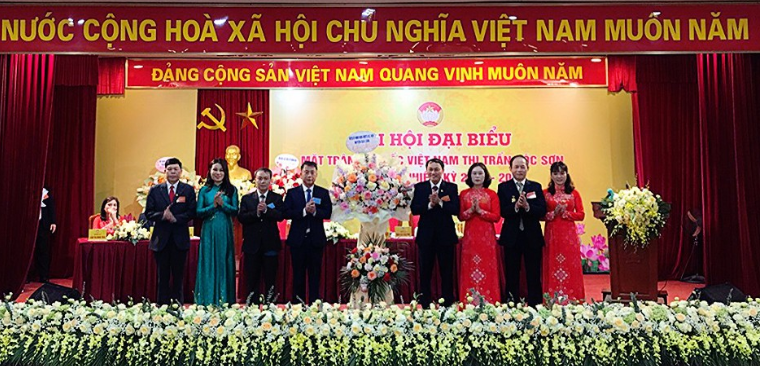 Thị trấn Sóc Sơn tổ chức Đại hội đại biểu MTTQ Việt Nam lần thứ IX nhiệm kỳ 2024 – 2029